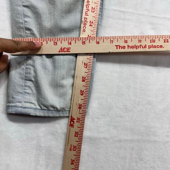 PILCRO‎ Anthropologie Women 29 Stet Fit Cigarette Light Grunge Straight Jeans - Picture 13 of 14